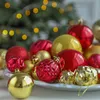 Christmas Decorations Ball Decoration Hanging Blue High Light Color Painting Box 34 Sets Tree DecorationChristmas