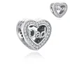 925 STERLING SILPS PRESSE CORME COMP TOOD FRIST MATRE MATERIE FAMILLE PADE PERGES PERGE FIT PANDORA CHARMS BRACK