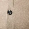 Automne Hiver Hommes Chandails À La Mode Solide Couleur Tricoté Gilet Confortable Sweateropen Avant Veste Col En V Survêtement Hommes Vêtements L220730