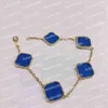 Classic Fashion Charm Bracelets 4Four Leaf Clover Designer Jewelry 18K Gold high quality Bangle bracelet for women men Necklaces C2875371