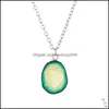 Pendant Necklaces Pendants Jewelry Cute Avocado Shape For 2 Best Friend Necklaces-Girls Boys Wit Dhmdq