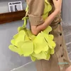 Evening Bags Women's Trend Luxury Designer Handbag Three-Dimensional Petal Bowknot Personalized Shoulder Candy Color Female Bag