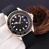 NEW Men's Watch 40mm Black Dial Master Automatic Mechanical Watches Sapphire Glass Classic Folding Strap Super Luminous waterproof Wristwatch