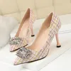 الكعبون الكعوب أحذية حفل الزفاف مضخات النساء Zapatos Fiesta Mujer Elegante Scarpe Eleganti Donna Woman High Heels Tacones