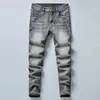 Designer Jeans för män Mode lyx Slim Elastisk Bee Brand Business Byxor Byxor Klassisk stil Man Denim fritidsbyxor Stora meter