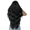 Long natural wig Highlights Medium body wave wig for Women Heat Resistant Cosplay Daily Fake Hair