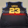 75-årsjubileum Diamond 2022 Ny Blue Retro Basket Stephen Klay 30 Curry 11 Thompson 23 Draymond Green 3 Poole Jersey Stitched White