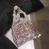 Dank U Pailletten Avondtassen Vrouwen Kleine Tote Bags Crystal Bling Mode Dame Emmer Handtassen Meisjes Glitter Portemonnee Koppeling Merk