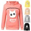 Men039s Hoodies Sweatshirts Pet Carrier Thicken Shirts Cats Lovers Hoodie Kangaroo Dog Pullovers Cuddle Pouch Sweatshirt Pock5983104