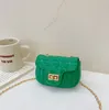 Baby Handbag Mini Lock Princess Small Square Bag Fashionable Diamond Chain Crossbody Purse