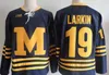 Thr Michigan Wolverines # 19 Dylan Larkin Hóquei Jersey Bordado Costurado Personalizar Qualquer Número e Nome Jerseys 39 Dexter Dances 14 Nick