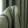 Curtain & Drapes Japanese-style Curtains For Living Dining Room Bedroom Dark Pleated Shading Full And ThickeningCurtain