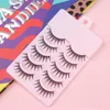 Cílios falsos pares em estilo japonês 3d Little Devil Cos Simulação Natural Lolita Volume Dramático Dramático Fake Lashes Silkfalse Harv22