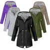 Vrouwen Trenchcoats Vrouwen Dames Regenjas Wind Waterdichte Jas Capuchon Regen Mac Outdoor Poncho Jas Forest WearDames