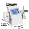 Mini 6 in 1 40k Kavitation Ultraschall Lipolyse RF Schlankheitsmaschine Vakuum Pressotherapie Fettabsaugung Körperformung für Lipo Laser Fettfaltenentfernung Heimgebrauch