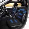2 stycken Set T Shirt Design Front Car Seat Cover Universal Fit Car Care Coves Seat Protector för bilstolar Polyester Fabric H220428