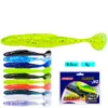 100pcs/kit Hot 10 Color Soft Jelly Jelly Drop Shot Shot Fishing Tackle Bait Jig Paddle Tail Tail Silicone Fishing Lures Shad 9.5cm 6g K1641