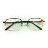 Mode zonnebrillen frames mannen vrouwen bijziendheid bril leesglazen metaal half frame optisch -100 -150 -200 tot -400 m002 fashion
