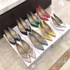 Sapatos de grife 2022 designer luxuoso salto alto sapato de vestido sapato de balé