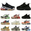 2022 Triplo s masculino feminino Sapatos casuais Sneaker Plataforma Sapato fashion Preto Branco Cinza Vermelho Rosa Azul Verde Claro Tan Oreo tênis masculino tênis esportivo 36-45