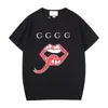 Femme Designer T Shirt Femme Vêtements Blanc Noir Col Rond À Manches Courtes Signe Double G Lettre Imprimer 3D Tees Pour Hommes Et Femmes