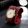 Armbanduhren Uhr für Männer Vintage Kuh Leder Armband Uhren Frauen Handgelenk Römische Ziffern Casual Quarz Relogio femininArmbanduhren Hect22