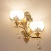 Wall Lamp Modern Led European Style Gold Light Bedroom Reading Lamps Corridor Stairs Aisle Home Decoration LuminaireWall