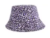 Leopard Cotton Print Women Women Ducket Hat Bob Caps Panama Summer Sun Hats for Women Gorros Hip Hop Cap Hats Hats Beach Cap