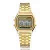 Wristwatches Gold Silver Women Men Watch Led Digital Watches Square Women's Dress Sports Ladies Clock Hodinky Relogios Femini2173