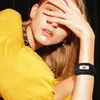 Nouveau Bracelet manchette en cuir multicolore populaire de 3.8cm de largeur pour femmes