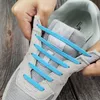 Cadarços elásticos de silicone criativo preguiçoso sem gravata cadarço crianças tênis adultos sapatos rápidos renda zapatillas 220713