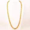 Chains 7-40inch Custom Size 8mm Wide 316L Stainless Women Mens Gold Rolo Link Chain Necklace Oval JewelryChains