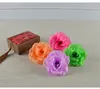 100pcs 8cm 22colors حرير الورد رؤوس زهرة الاصطناعية عالي الجودة زهرة DIY لفنون الزفاف الجدار القوس الزهور الزهور