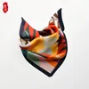 Retro Little Natural Silk Scarf Women Printed Flower 100 Real High Quality 50cm Small Square Head Scarves Lady Luxury