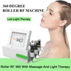 Tragbare 360 Grad rotierende RF-Gesichtsverjüngung LED-Lichttherapie-Schönheitsmaschine RF-Hautstraffung Facelifting Heimgebrauch 360-Grad-Roller RF