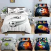 Basketball Style Bedding Set for Bedroom Soft Bedspreads Home Dector Comefortable Duvet Cover Quality Quilt and Pillowcase