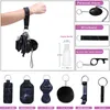 Self Defense Keychain Set For Women 2022 Factory Multi Colors Alarm Pompom Wristlet Suit8821068