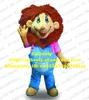 Mascot Doll Costume Smart Blue Lioness Lion Para Mascot Costume Mascotte Simba Simbalion z dużymi niebieskimi oczami Błękitne ubrania dla dorosłych nr 3649 fre