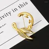 Pins Brooches Anime Violet Evergarden Brooch Gold Color Cosplay Lapel Badges Prop Accessories Jewelry Gifts For Women MenPins