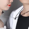 Pendant Necklaces 2pcs/set Heart Wish Stone Couple Magnetic Necklace Bracelet Magnet Women Bracelets Lovers PendantPendant