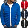 남성 자켓 남성 겨울 따뜻한 퍼퍼 버블 후드 재킷 코트 퀼트 패딩 아웃웨어 탑 AU