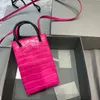 Качественный дизайнерский дизайнерский дизайнерские сумки для магазина мини -телефоны Классическая роскошная женская монета ковена