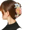 Large Size Flower Hair Clip Claws Crab For Thick Hair Barrettes Hairpins Women Girls Fashion Hair Accessories