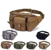 Utomhussportjakt Rinnande midjepåsar Detektion Multifunktion Fanny Pack Military Army Tactical Camo midja Väska Vattentät träningsbälte