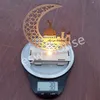 EID Mubarak Wooden Decoration Islamic Muslim Party Home Ornament with Lights Ramadan Kareem Gifts