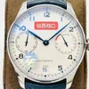 ZF 포르투갈 시리즈 Seven Day Chain V5 Men039S Sapphire Watch 기계식 방수 벨트 다기능 2438897