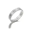 18K Edelstahl ausgehöhlter Ring geometrische herzförmige römische Ziffern Ringe für Frauen Schmuck