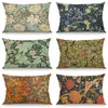 Taie d'oreiller XUNYU Rectangle Housse de Coussin Vintage Fleurs Motif Imprimé Taie d'oreiller JX006 220623