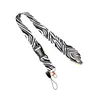 The new zebra pattern mobile phone lanyard key chain strap certificate neck has a variety of styles to choose from AA220318