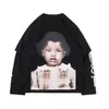 T-shirt Donda Two Ffake Chicago Concert Festival Album met lange mouwen PerifereT220721